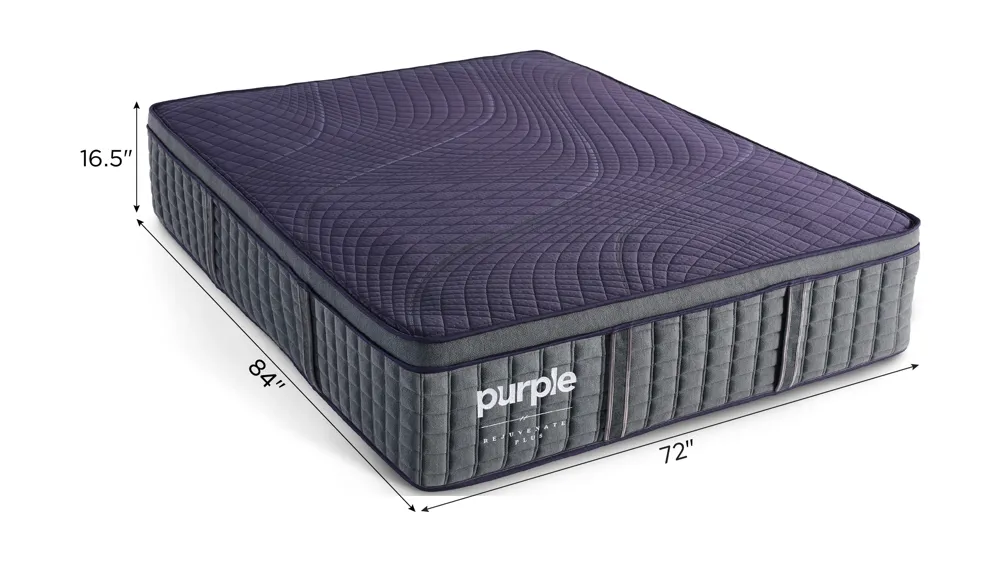 Purple Rejuvenate Plus Mattress Dimensions