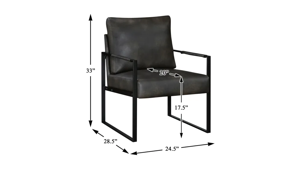 Vega Accent Chair Dimensions