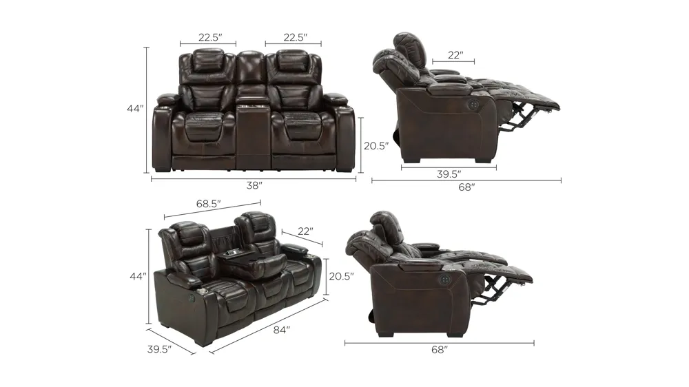Othello Living Room Set Dimensions
