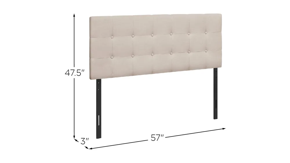 Monarch Specialties Full HB Dimensions