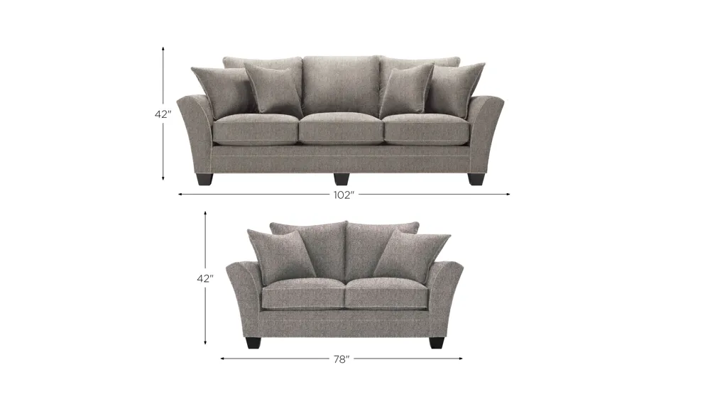 Briarwood Living Room Set Dimensions