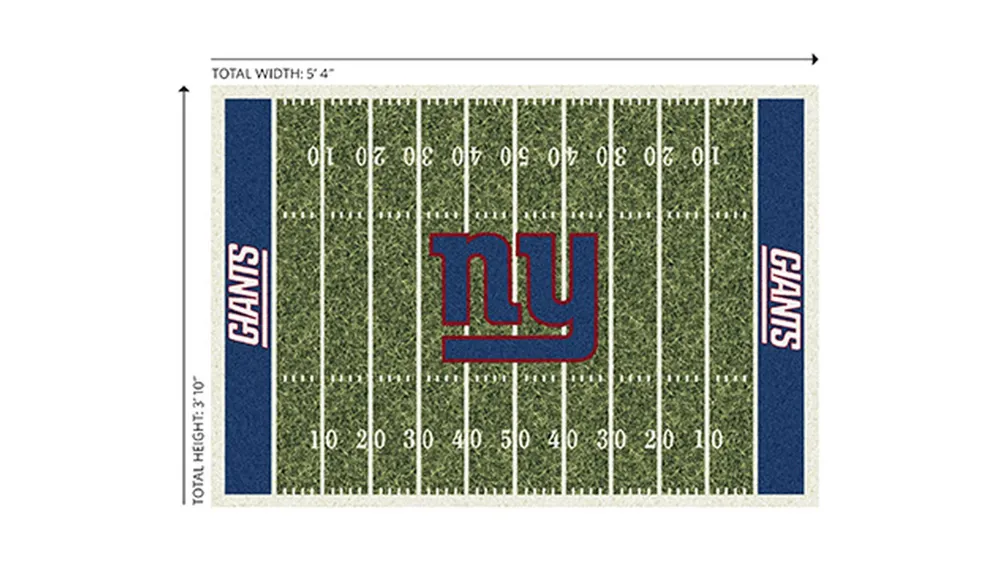 NFL Homefield Rug Dimensions