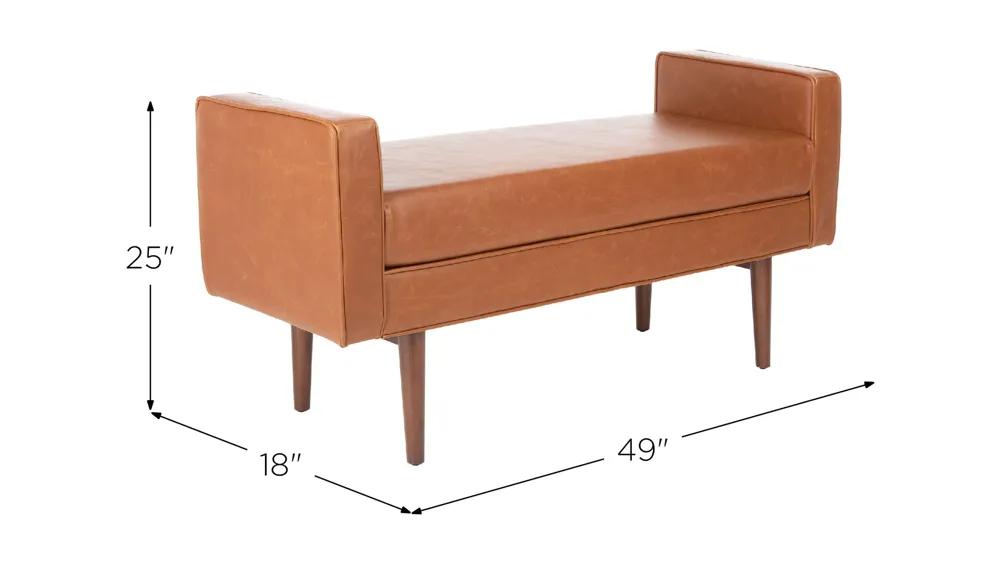 Henri Midcentury Bench Dimensions