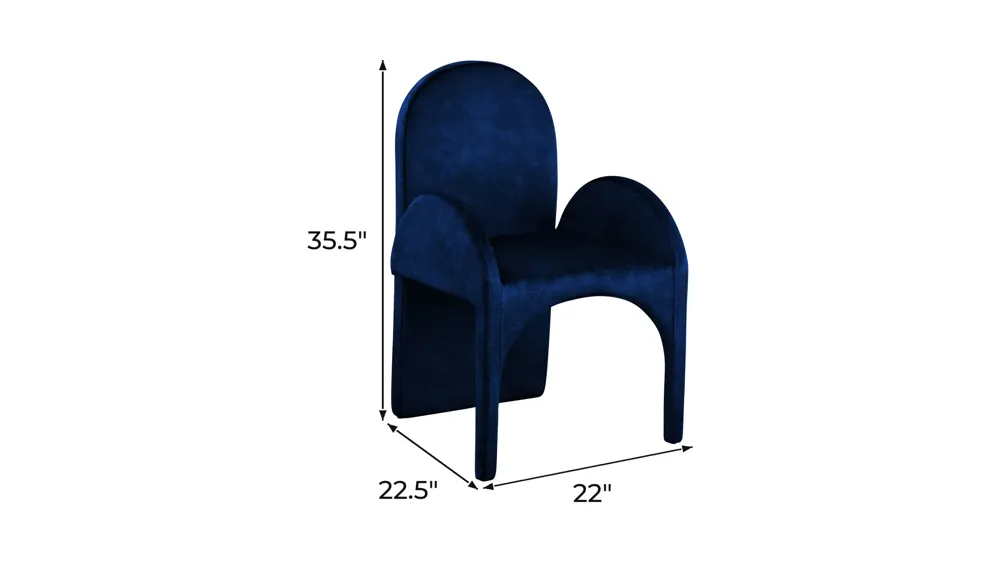 Summer Dining Arm Chair - Set of 2 Dimensions