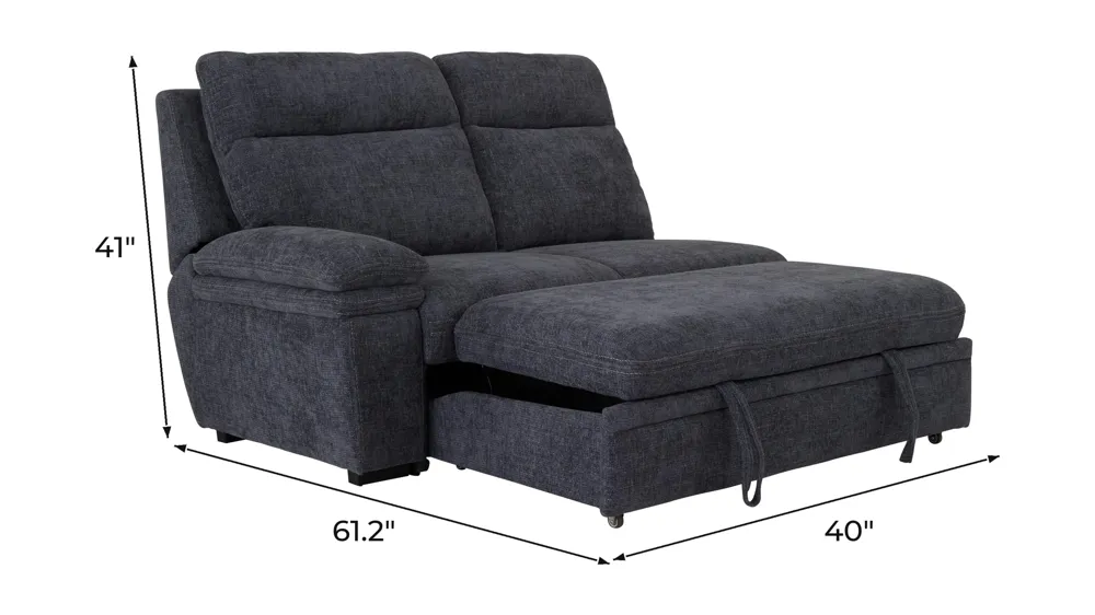 Enbridge Left Arm Facing Pop Up Sleeper Dimensions