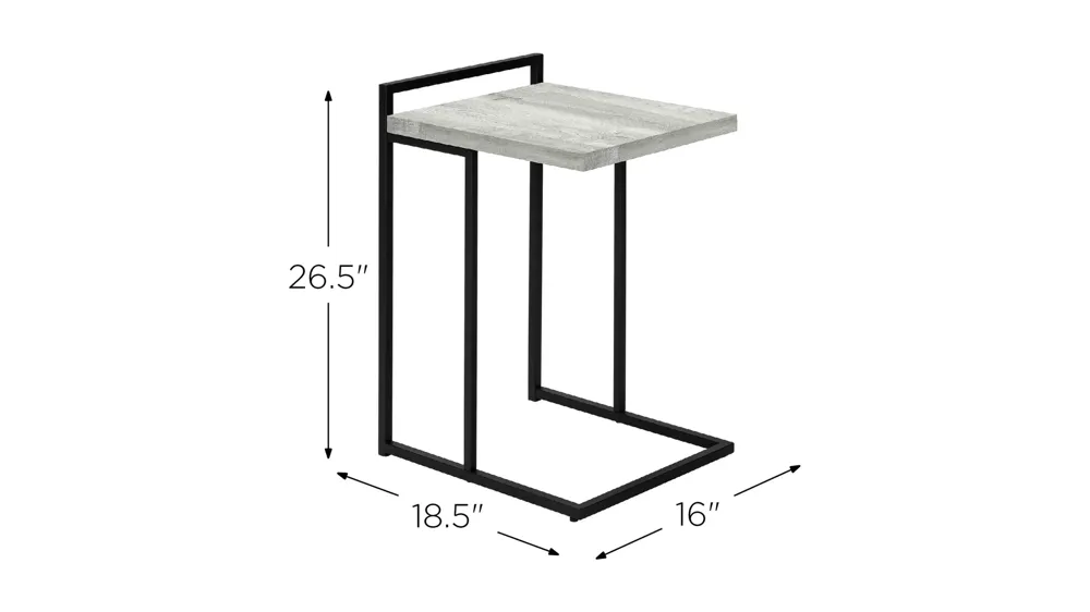 Bain End Table Dimensions