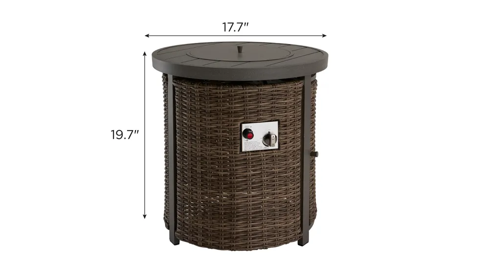 Takumi Mini Fire Table Dimensions