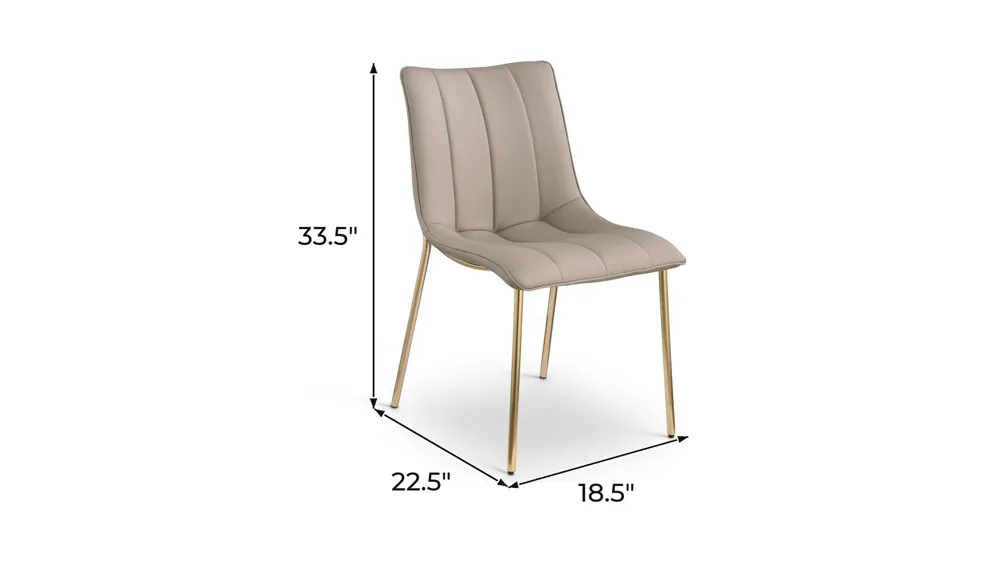 Isla Dining Chair - Set of 2 Dimensions