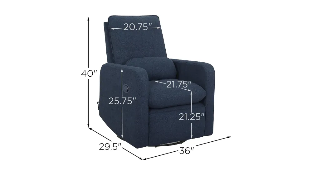 BabyGap Recliner by Delta Children Dimensions