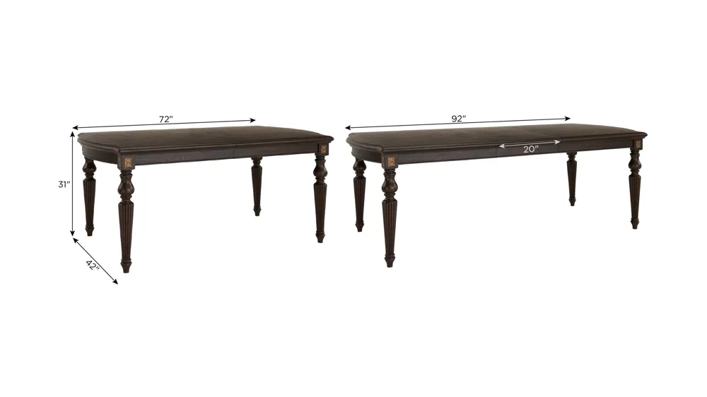 Vanderbilt Dining Table Dimensions