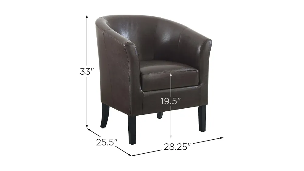 Simon Club Chair Dimensions