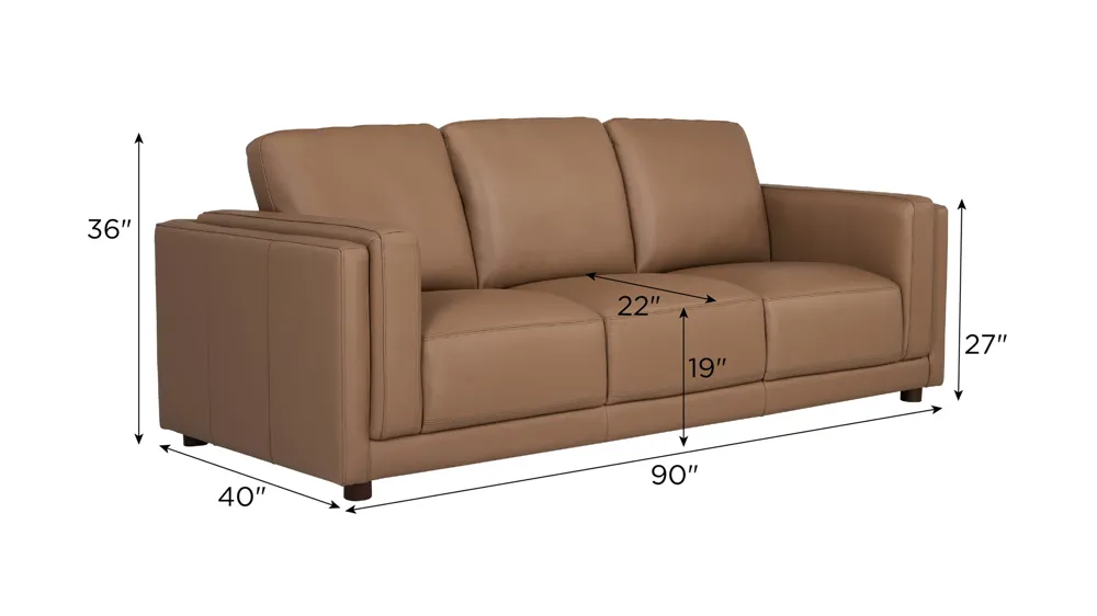 Marni Leather Sofa Dimensions