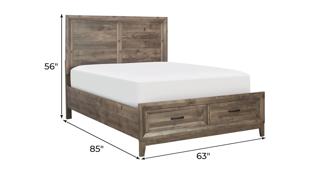 Rayburn Storage Bed Dimensions