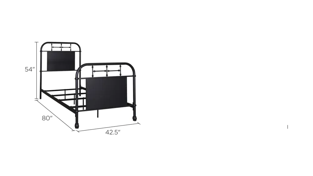 Vintage Series Metal Bed Dimensions