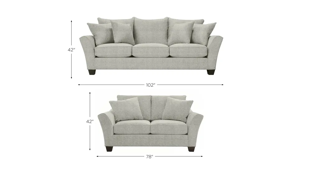 Briarwood Living Room Set Dimensions