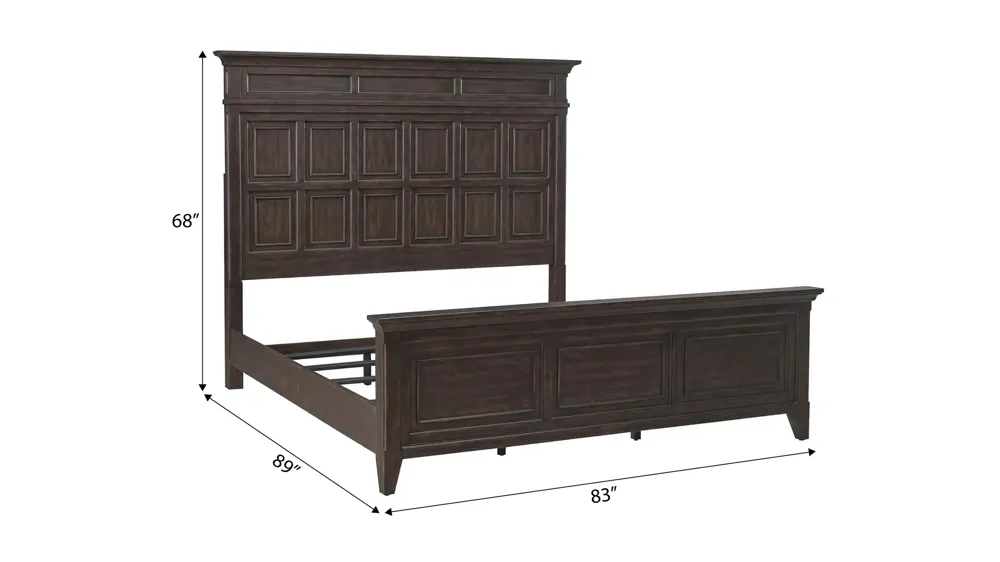 Paradise Valley Panel Bed Dimensions