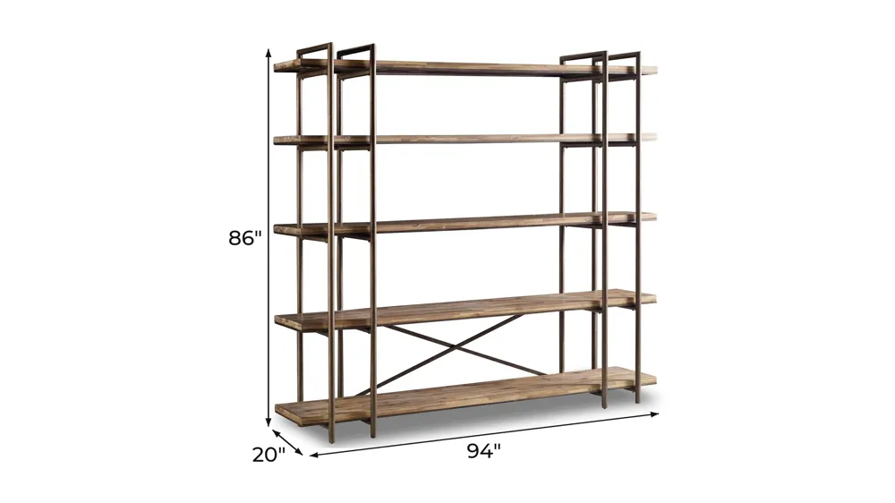 Studio 7H Scaffold Entertainment Console Dimensions