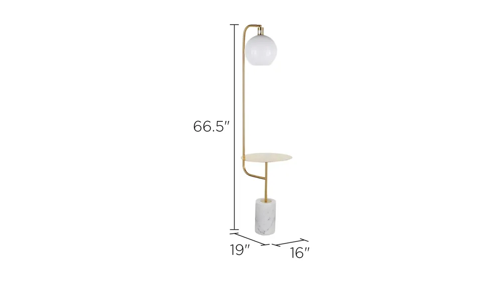 Symbol Floor Lamp with Side Table Dimensions