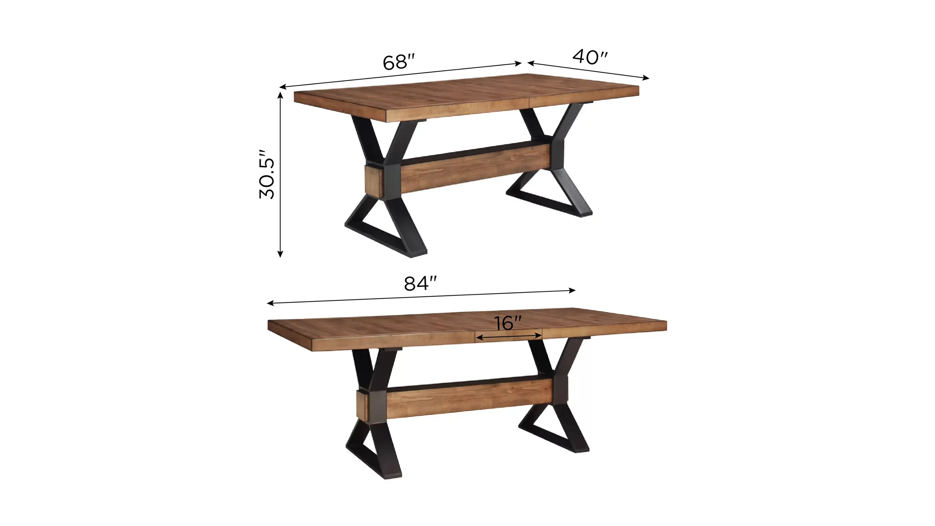 Bay Ridge Dining Table w/ Leaf | Raymour & Flanigan