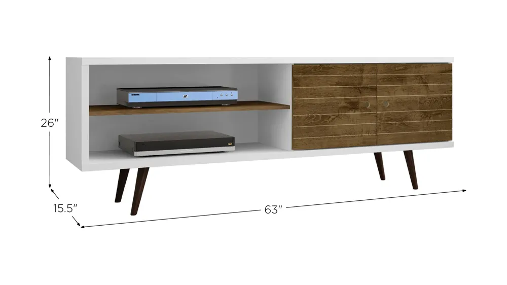 Liberty 63" TV Stand Dimensions