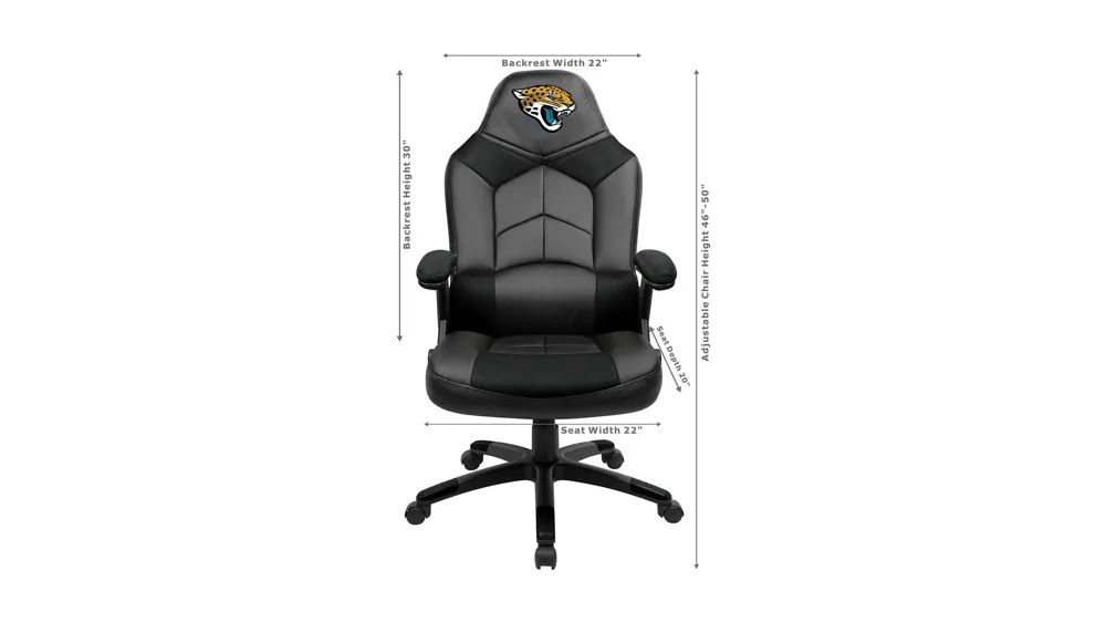 NFL Faux Leather Oversized Gaming Chair Dimensions