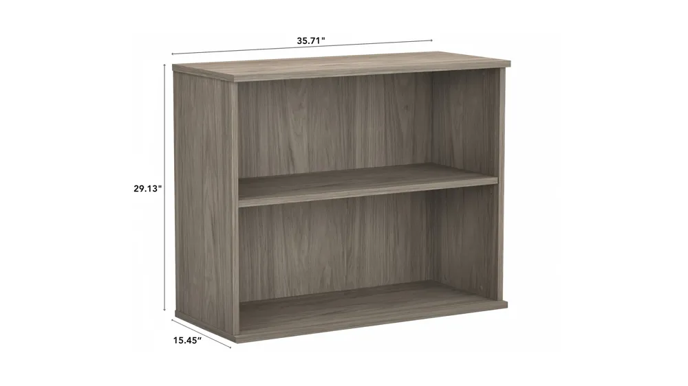 Steinbeck 2 Shelf Bookcase Dimensions