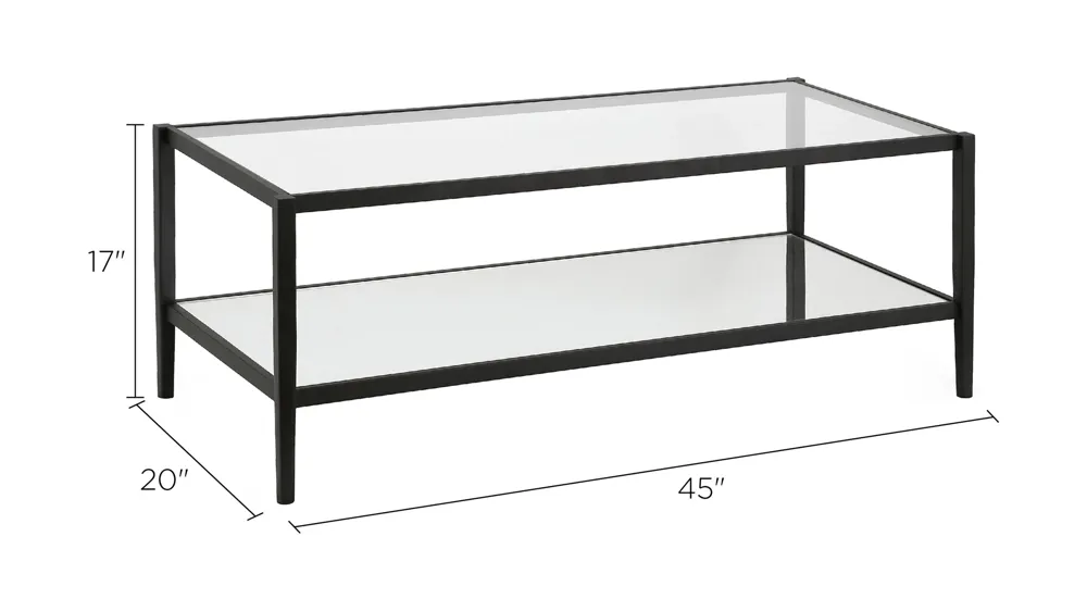 Hera Rectangular Coffee Table Dimensions