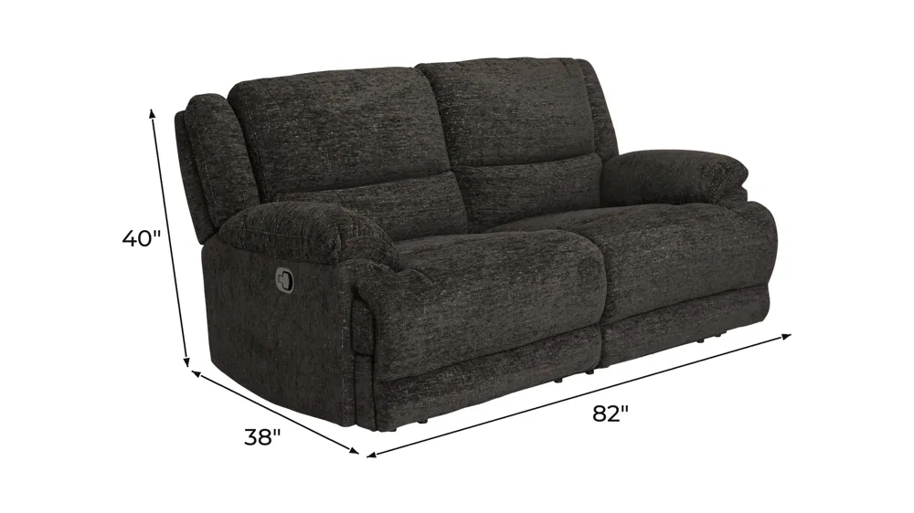 Filmore 2-pc. Manual Loveseat Dimensions