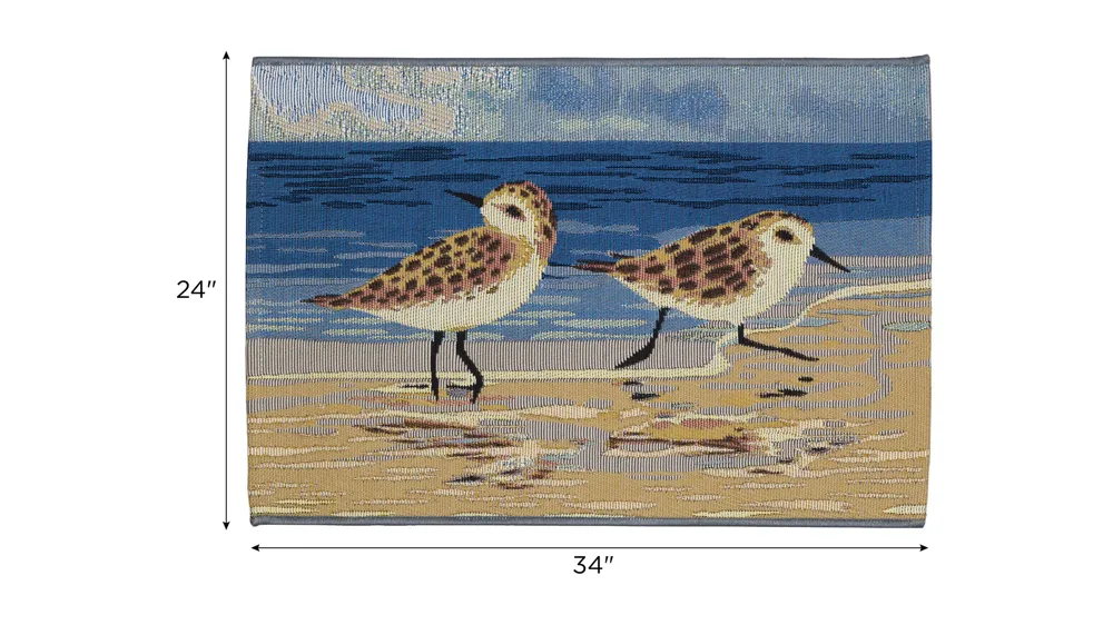 Esencia Sandpipers Indoor/Outdoor Mat Dimensions