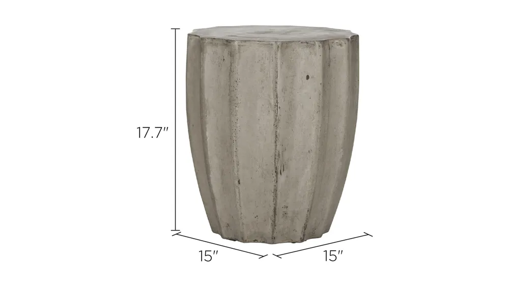 Jaslyn Indoor/Outdoor Accent Table Dimensions