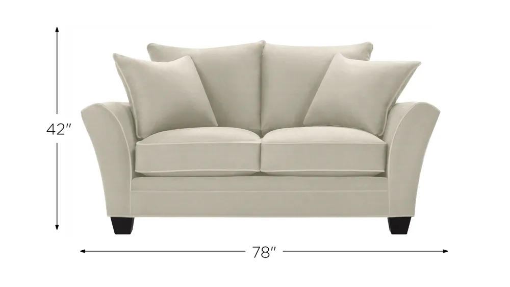 Briarwood Loveseat Dimensions