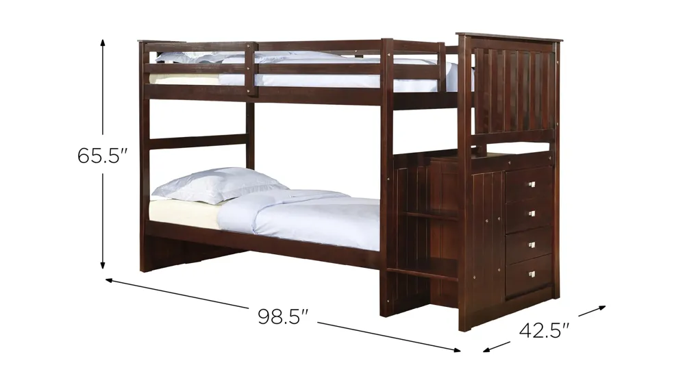 Mariner Stairway Bunk Bed Dimensions