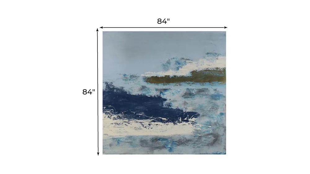 Giant Art Washing to Shore Dimensions