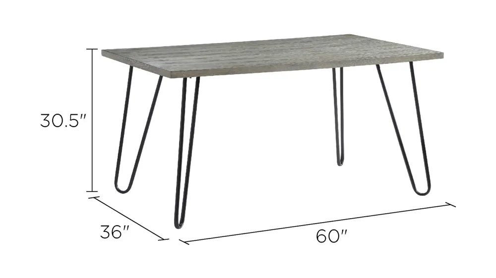 Weston Dining Table Dimensions