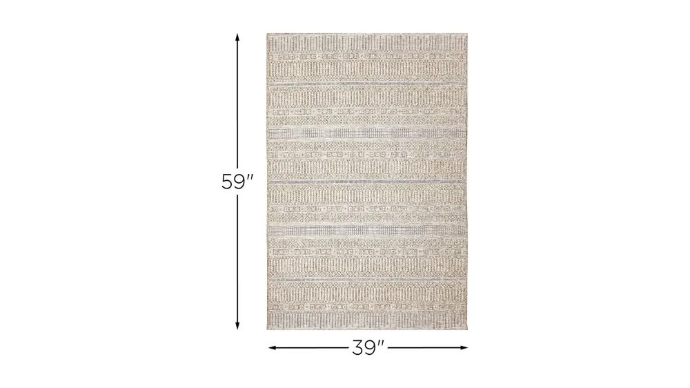 Orly Stripe Indoor/Outdoor Rug Dimensions