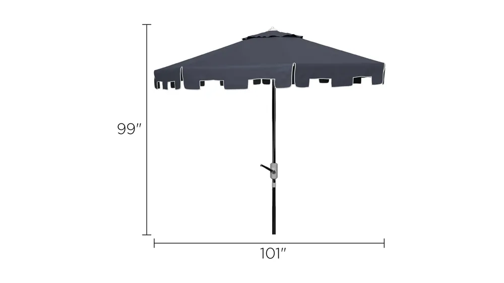 Zimmerman Outdoor Umbrella Dimensions