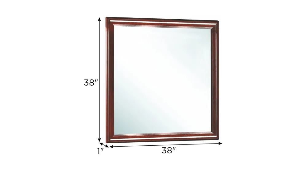 Rossie Bedroom Dresser Mirror Dimensions