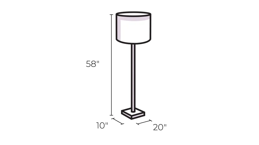 Bolton Floor Lamp Dimensions