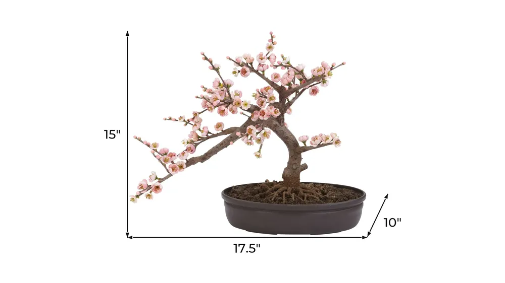 Cherry Blossom Bonsai Artificial Tree Dimensions