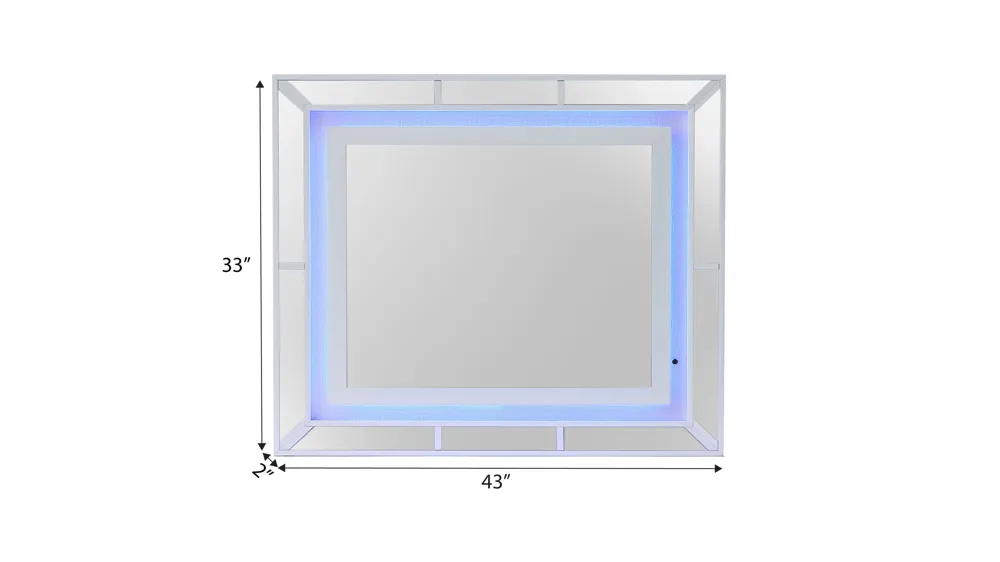 Hollywood Hills Bedroom Dresser Mirror Dimensions