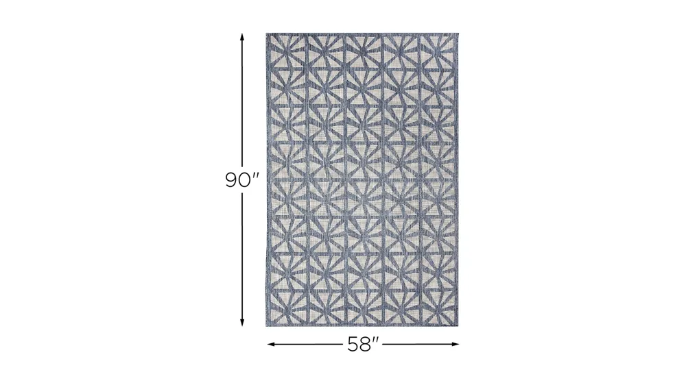 Carmel Tonga Tile Indoor/Outdoor Rug Dimensions