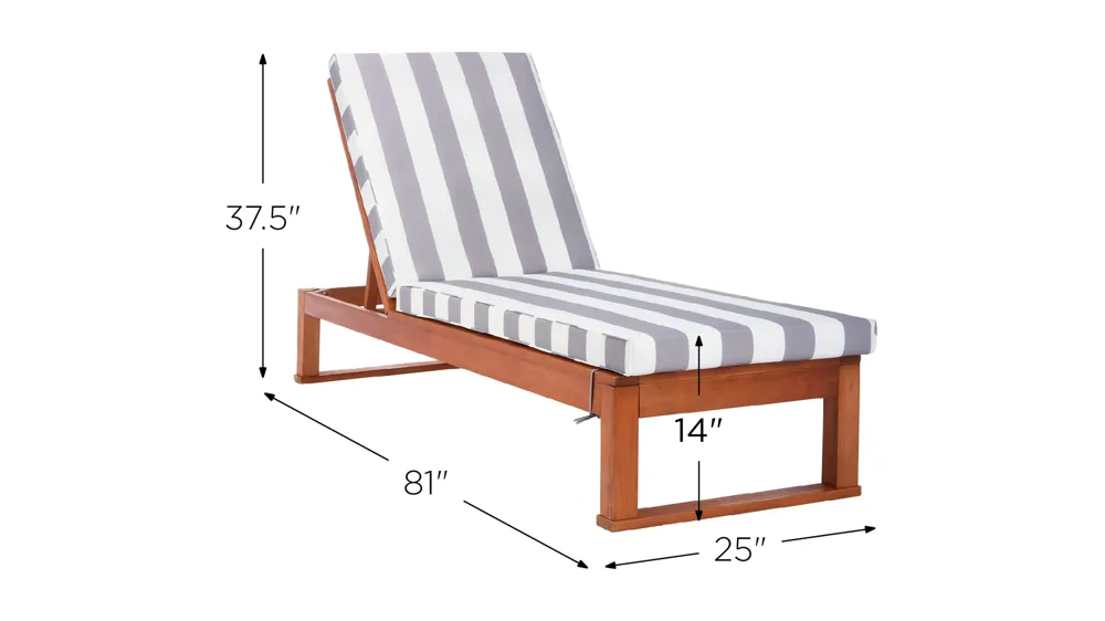 Danser Sun Lounger Dimensions