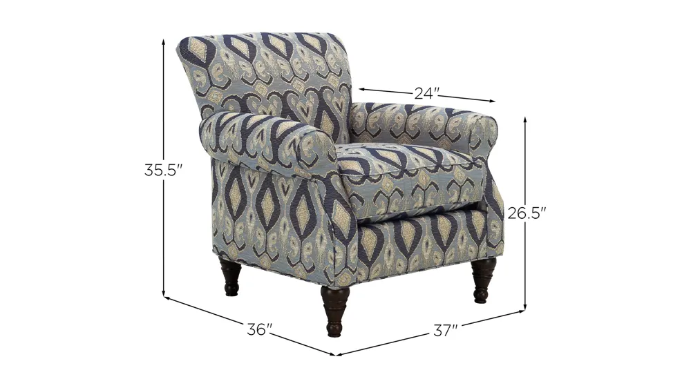 Gemma Accent Chair Dimensions