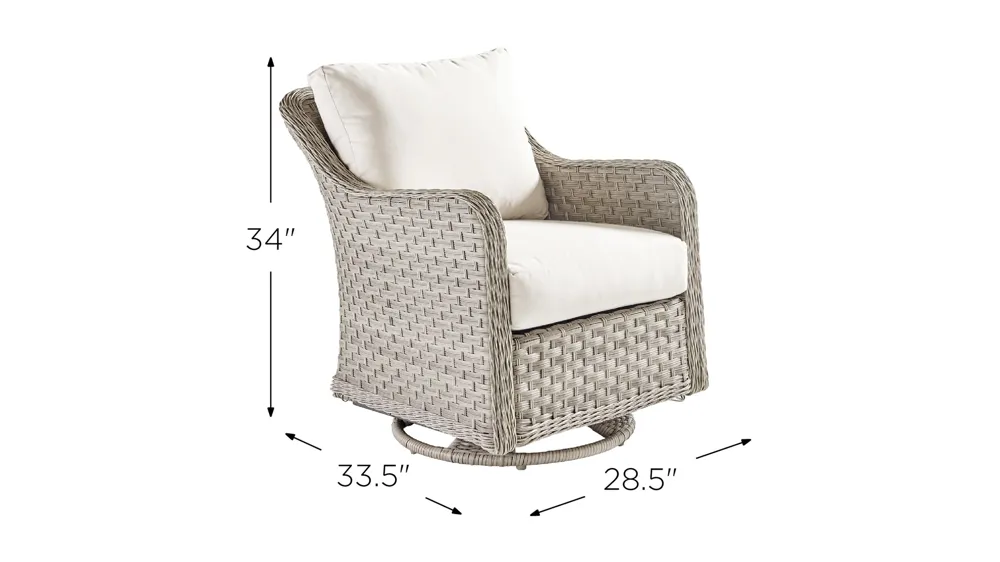 Mayfair Outdoor Swivel Glider Dimensions