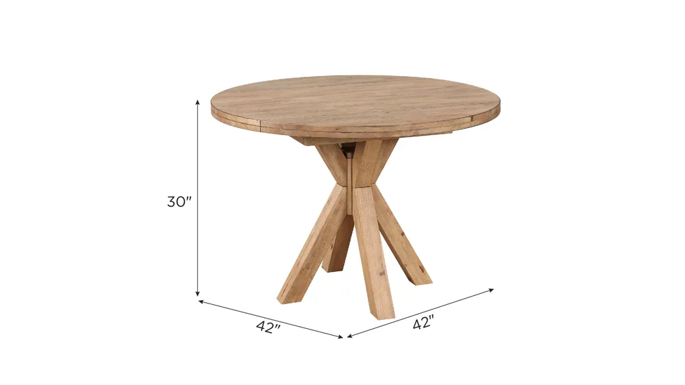 Brownstone Drop Leaf Table Dimensions