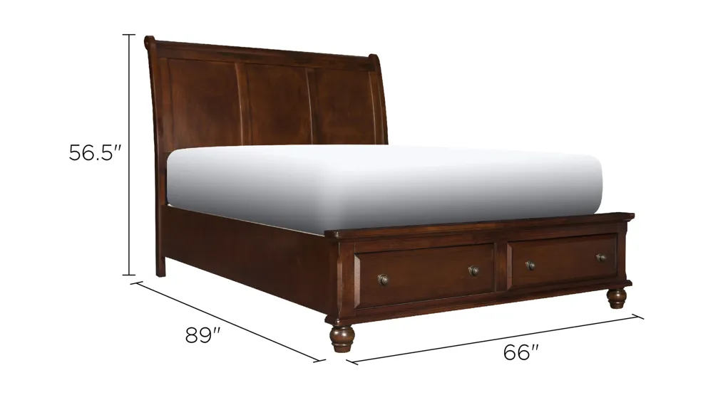 Clarion Platform Storage Bed Dimensions