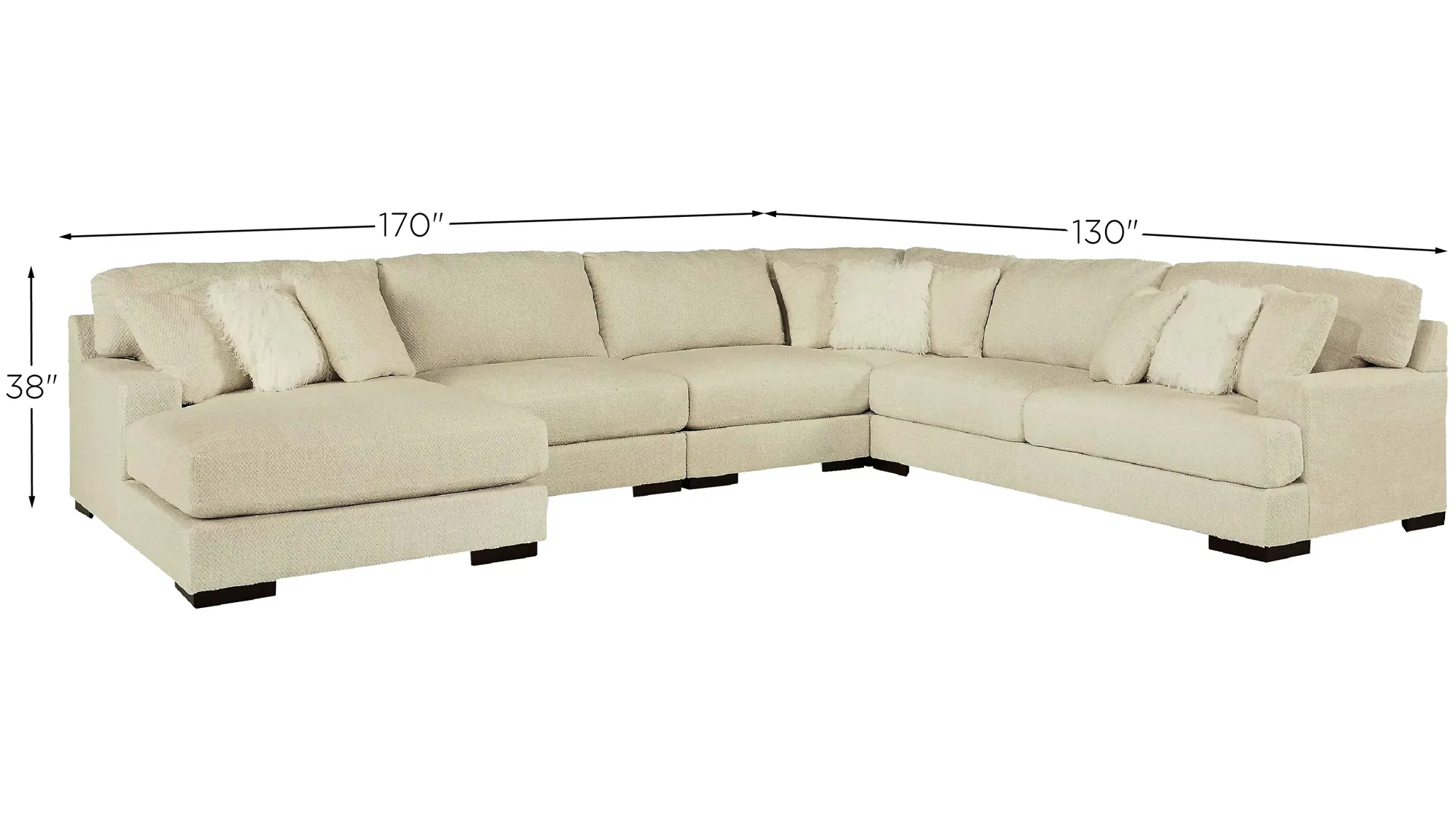Zada 5-pc. Sectional with Chaise