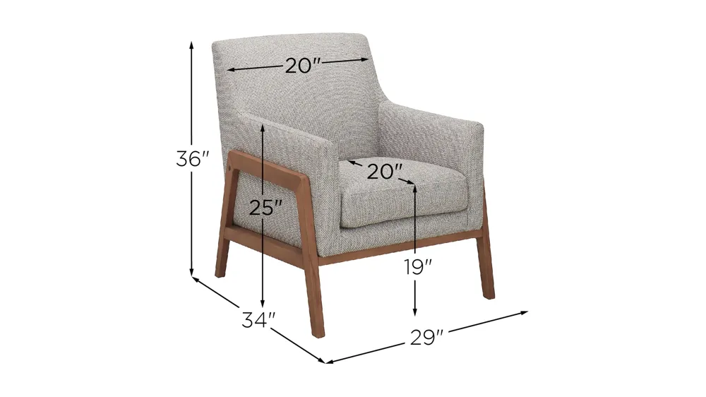 Espen Accent Chair Dimensions