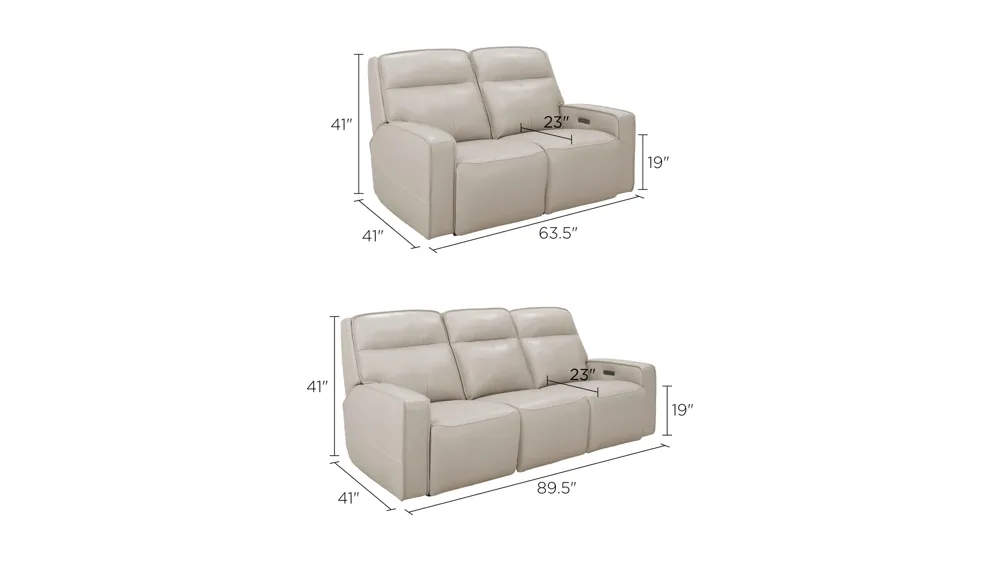 Beckett Living Room Set Dimensions