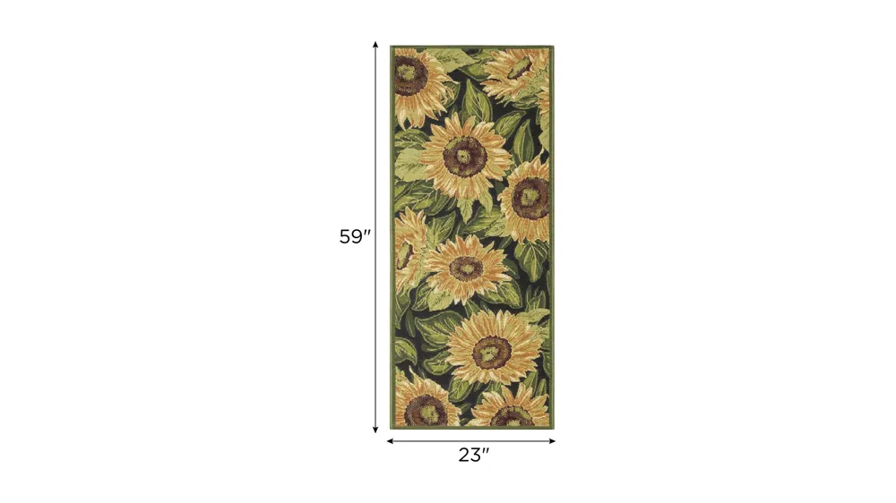 Esencia Sunflowers Indoor/Outdoor Mat Dimensions